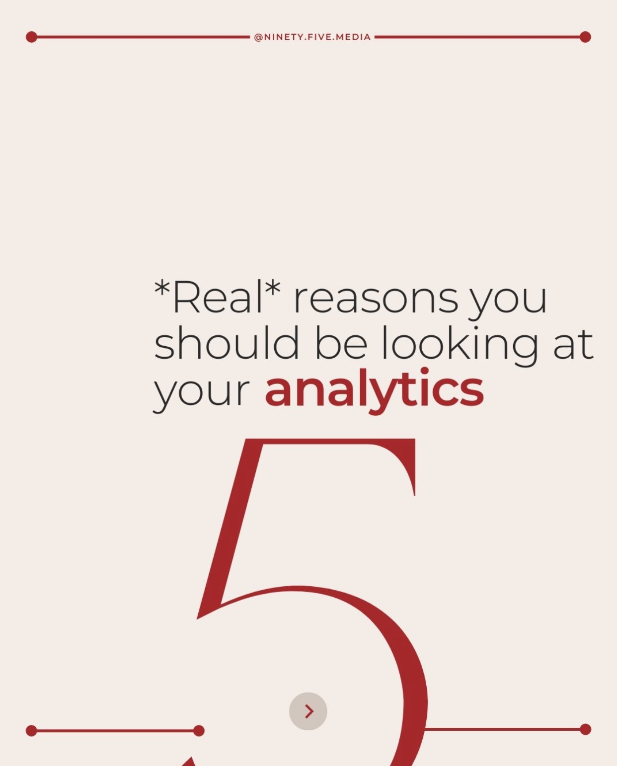 5 real reasons you should be looking at your analytics.